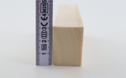 White mammoth ivory segment