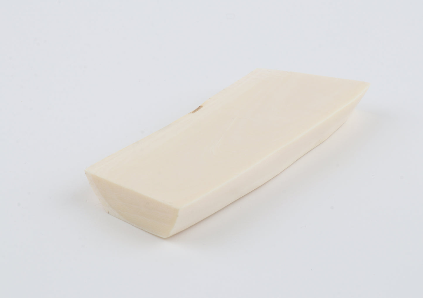White mammoth ivory segment