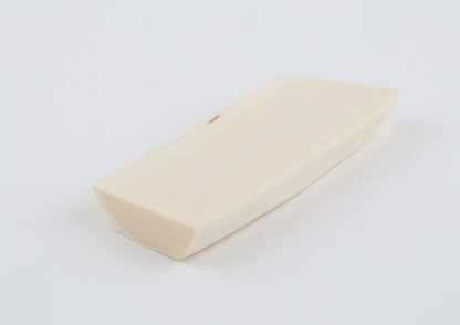 White mammoth ivory segment