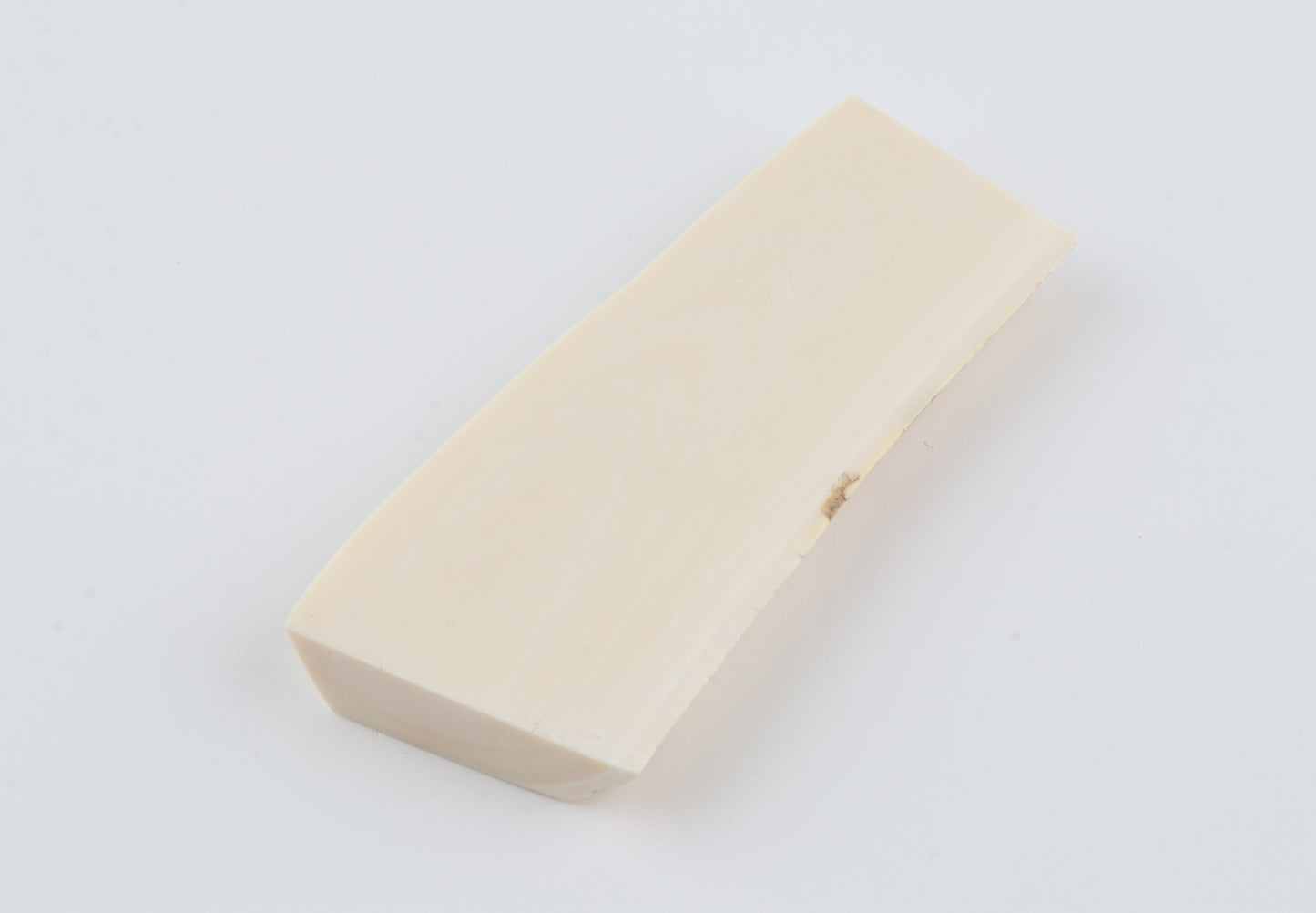 White mammoth ivory segment