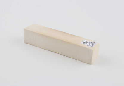 White mammoth ivory segment