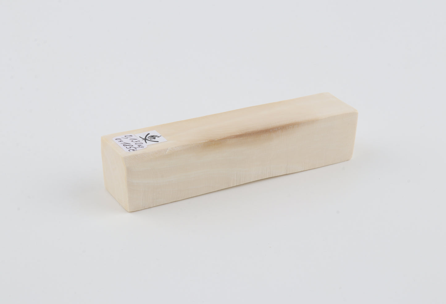 White mammoth ivory segment