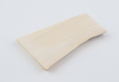 White mammoth ivory segment