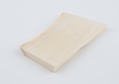 White mammoth ivory segment