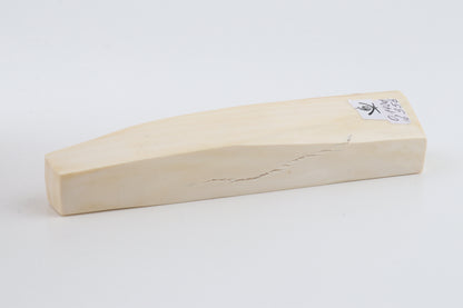 White mammoth ivory segment