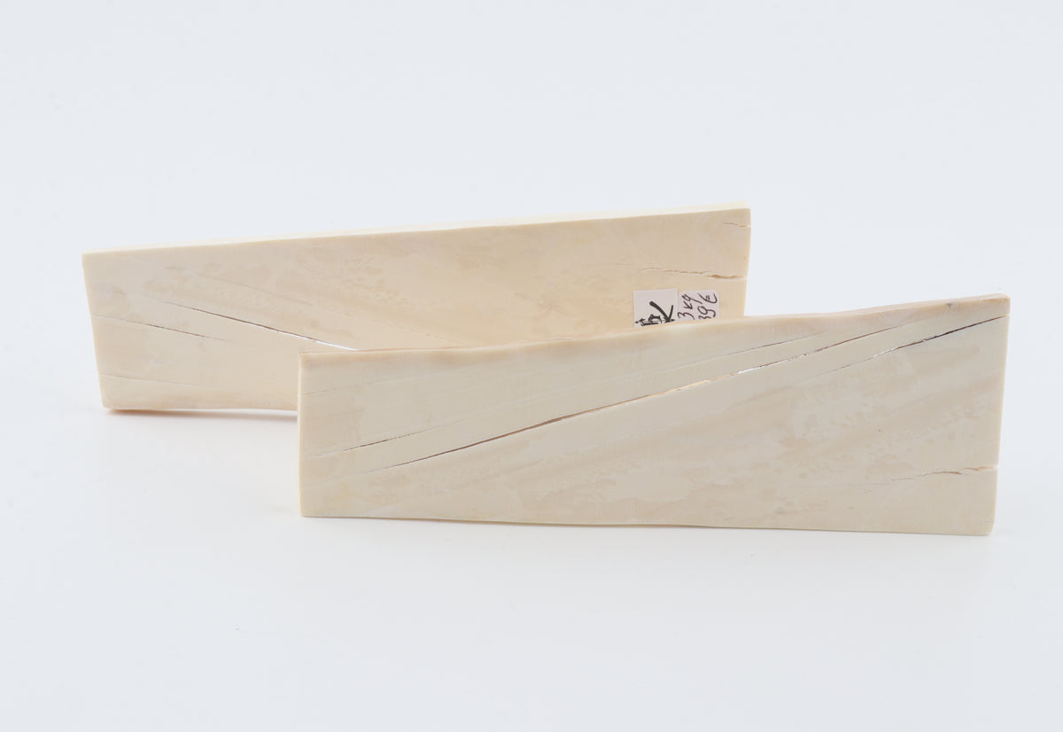 White mammoth ivory scales