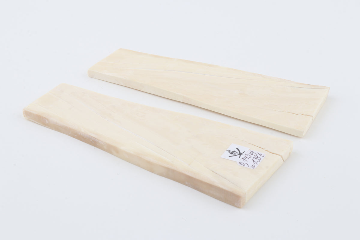 White mammoth ivory scales