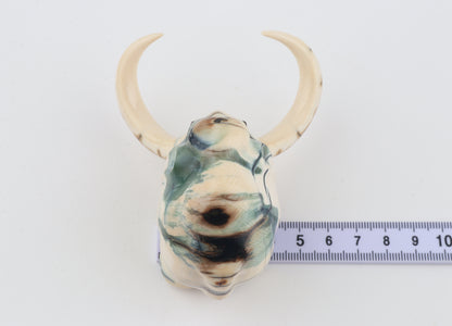Carved woolly mammoth figurine