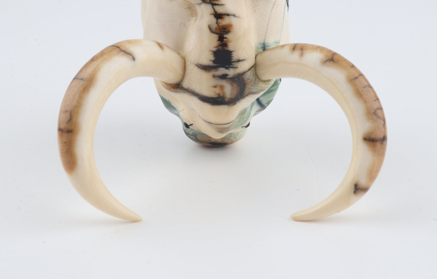 Carved woolly mammoth figurine