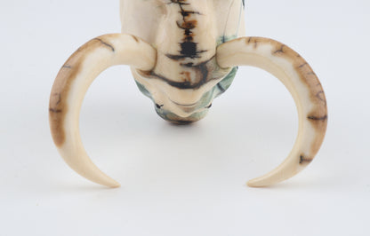 Carved woolly mammoth figurine