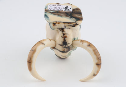 Carved woolly mammoth figurine