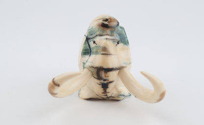 Carved woolly mammoth figurine