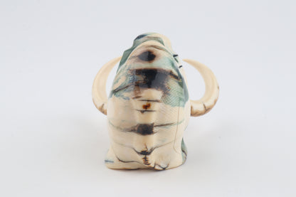 Carved woolly mammoth figurine