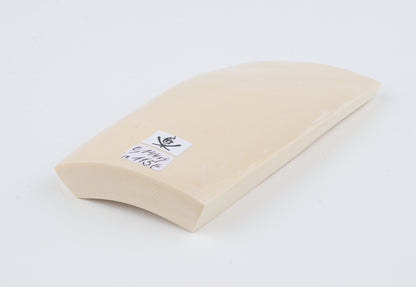 White mammoth ivory segment