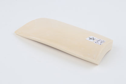 White mammoth ivory segment