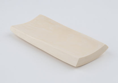 White mammoth ivory segment