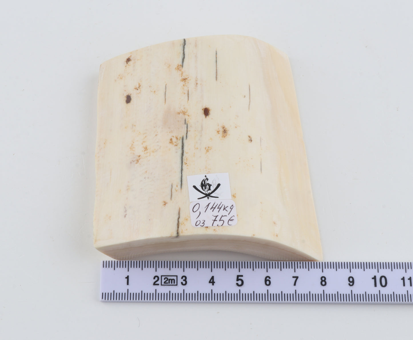 Natural mammoth ivory piece
