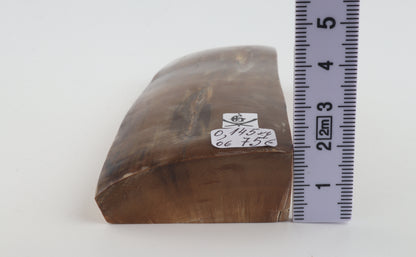 Brown mammoth ivory piece