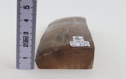 Brown mammoth ivory piece