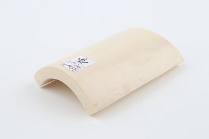 White mammoth ivory segment
