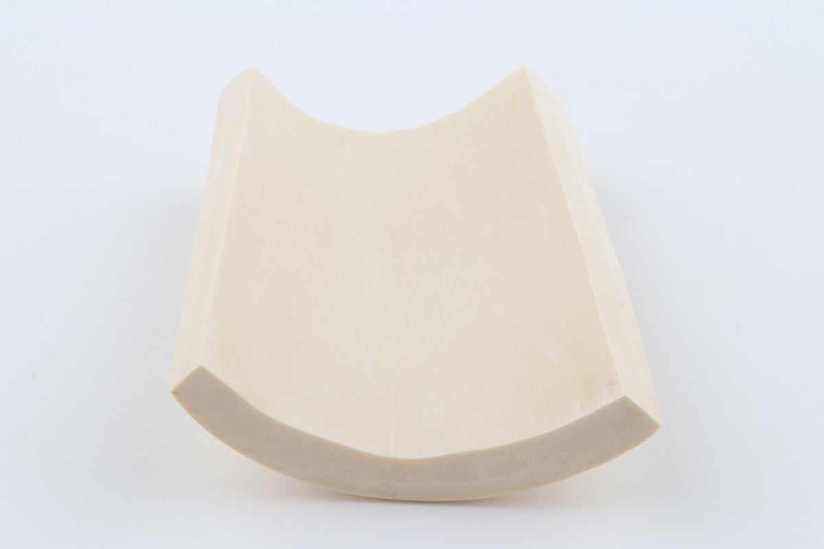 White mammoth ivory segment