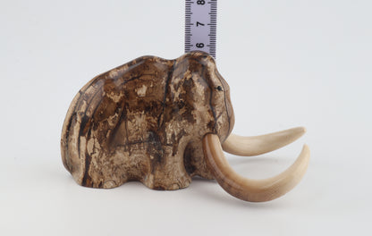 Hand-carved mammoth ivory figurine