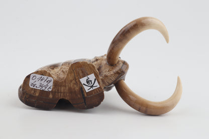 Hand-carved mammoth ivory figurine