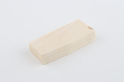 White mammoth ivory segment