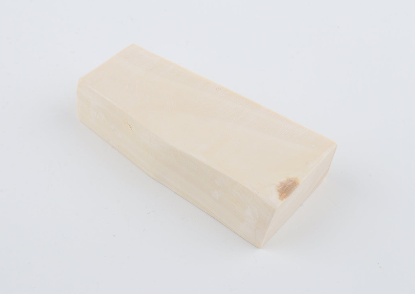 White mammoth ivory segment