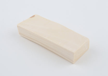 White mammoth ivory segment