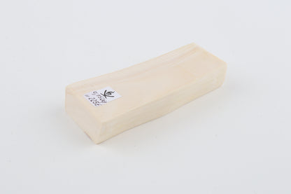 White mammoth ivory segment