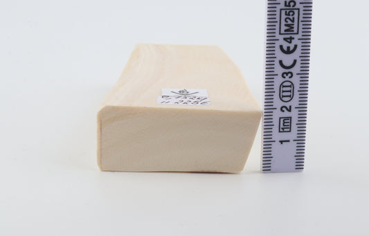 White mammoth ivory segment