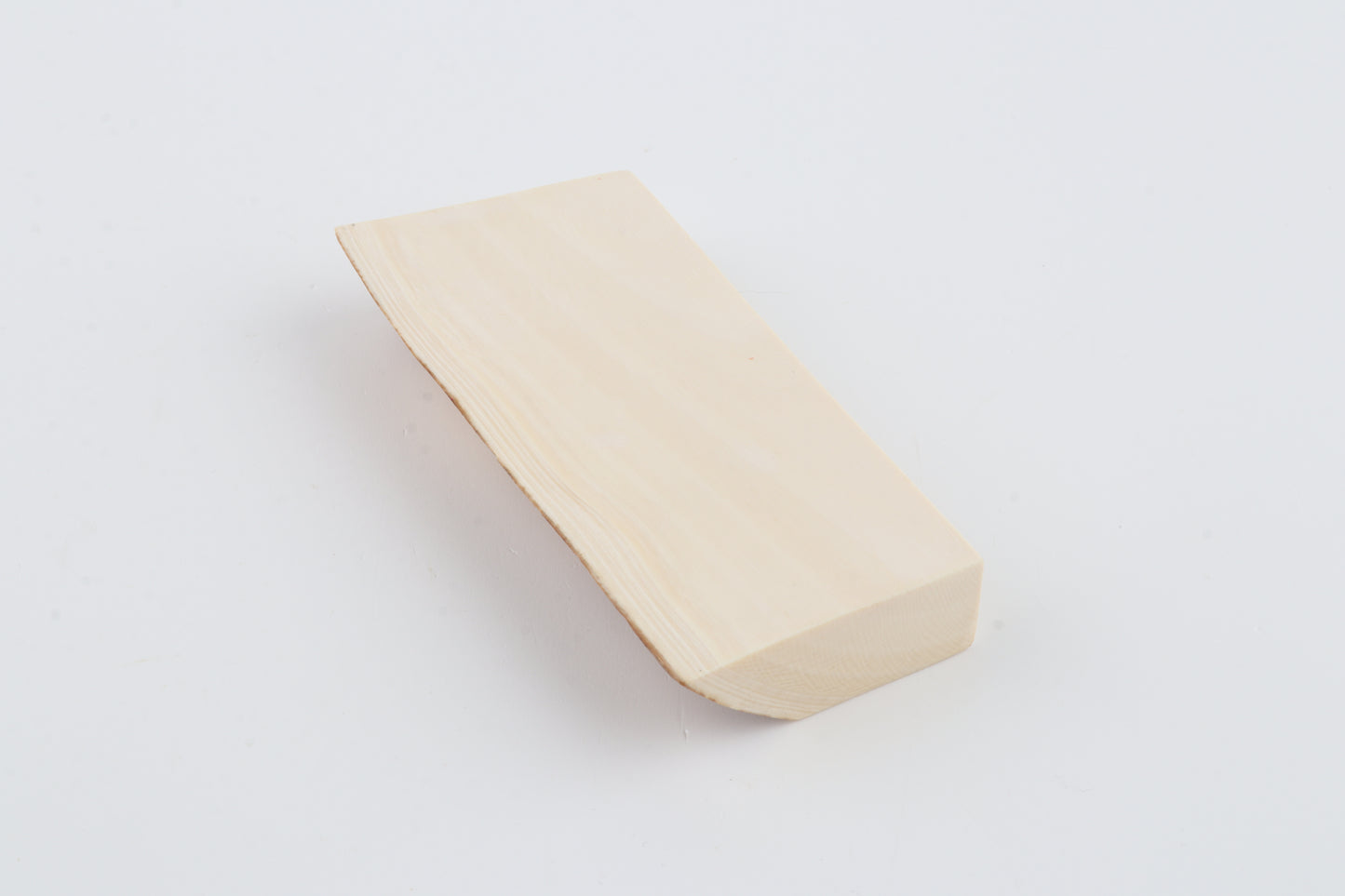 White mammoth ivory segment