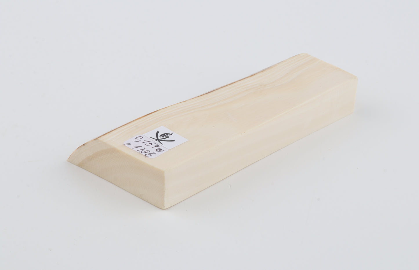 White mammoth ivory segment