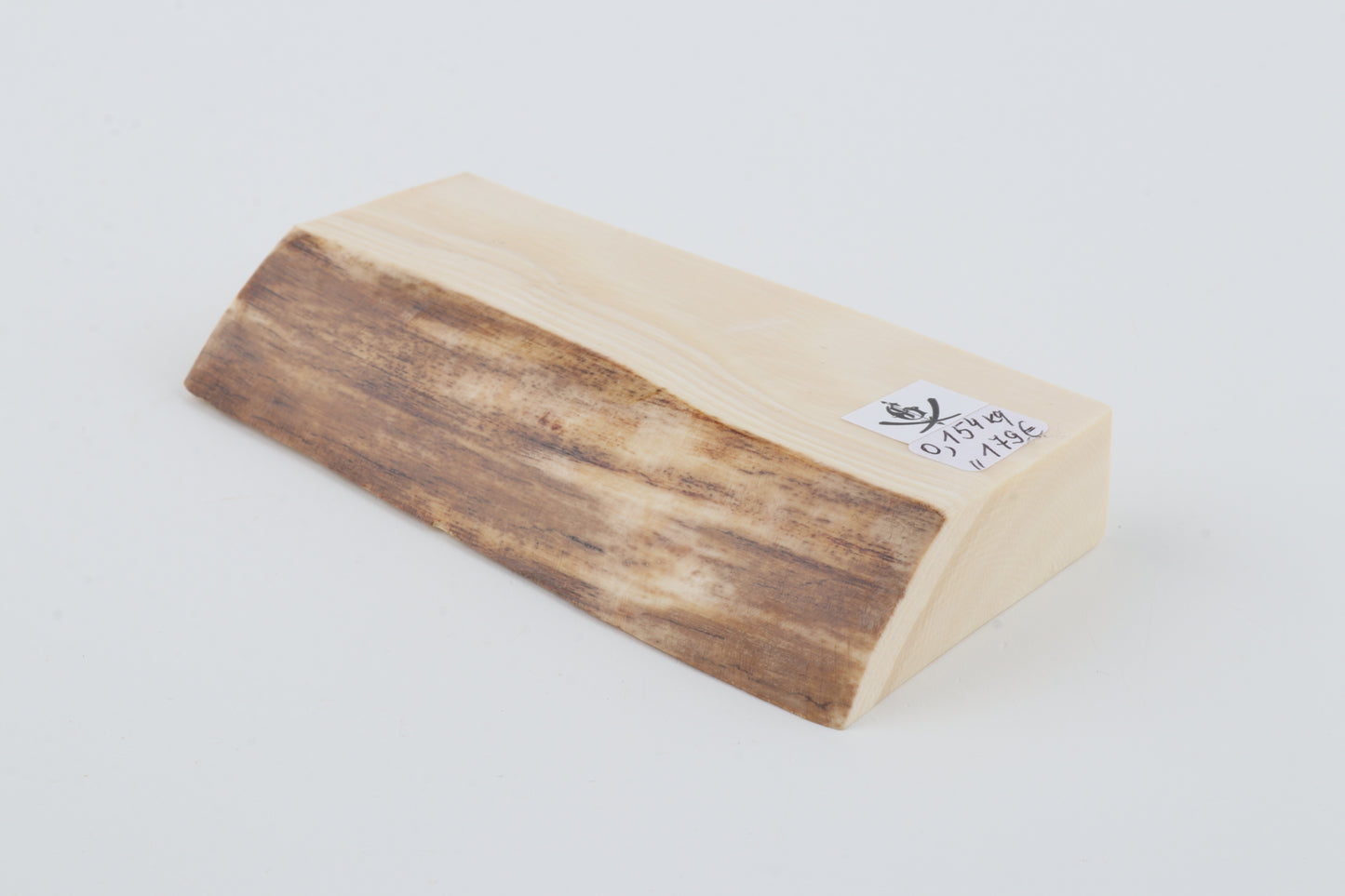 White mammoth ivory segment