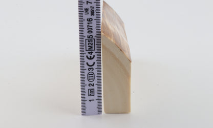 White mammoth ivory segment