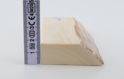 White mammoth ivory segment