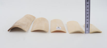 Creme-white mammoth ivory pieces