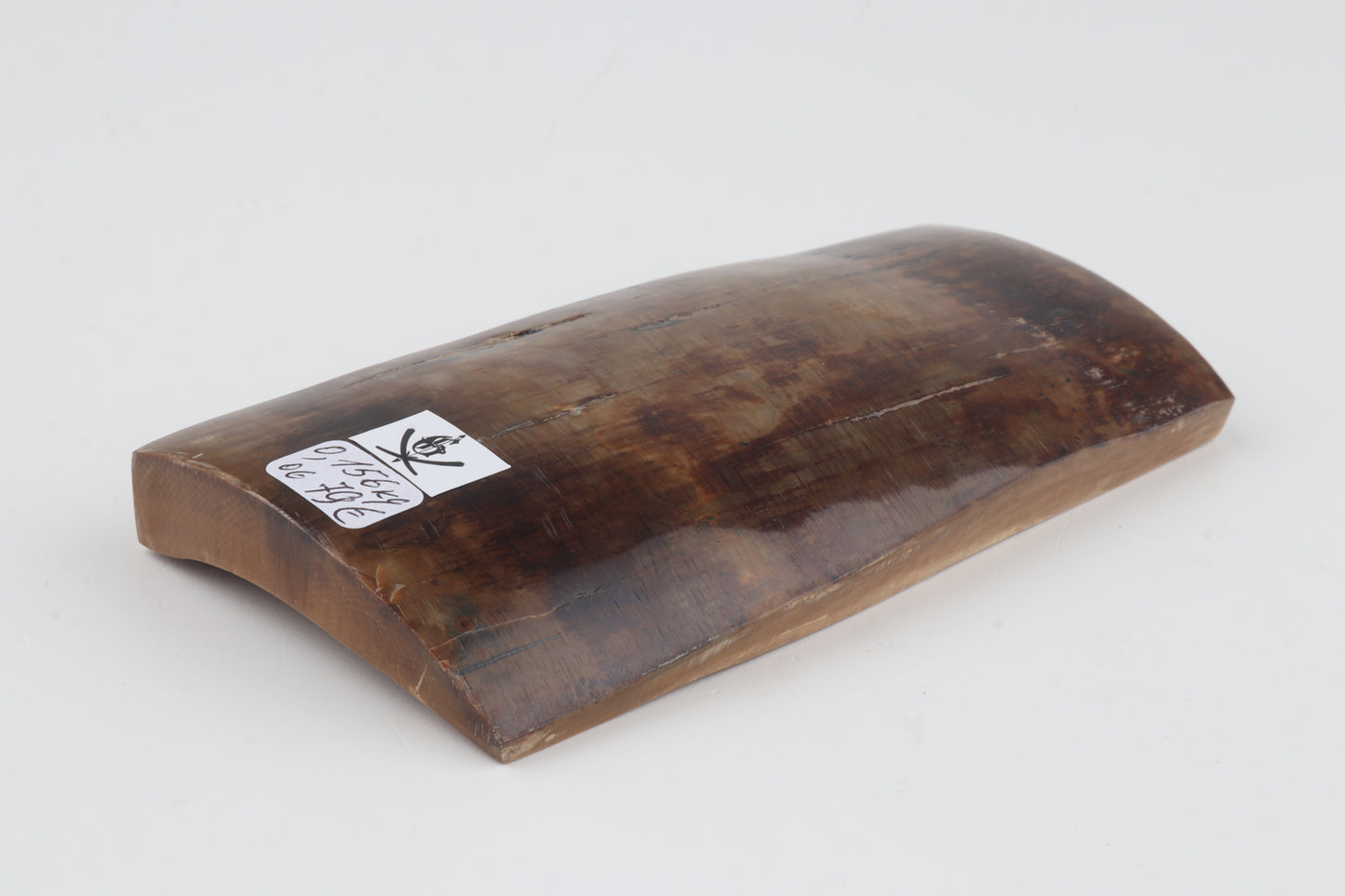 Brown mammoth ivory piece