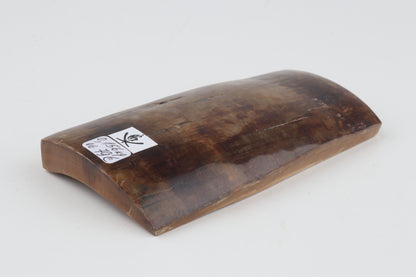 Brown mammoth ivory piece