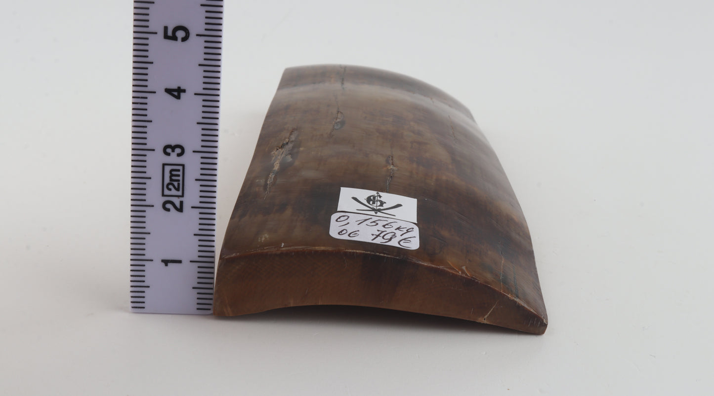 Brown mammoth ivory piece