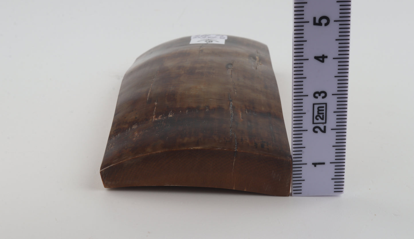 Brown mammoth ivory piece
