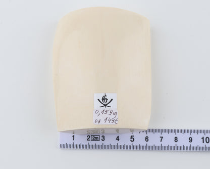 White mammoth ivory segment