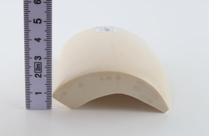 White mammoth ivory segment