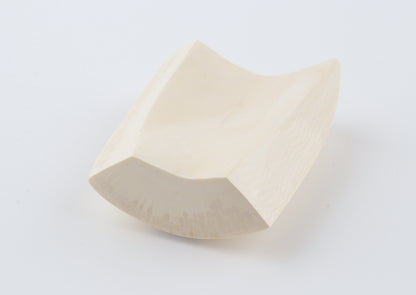 White mammoth ivory segment