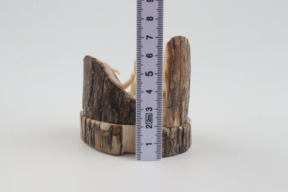 Carved woolly mammoth figurine