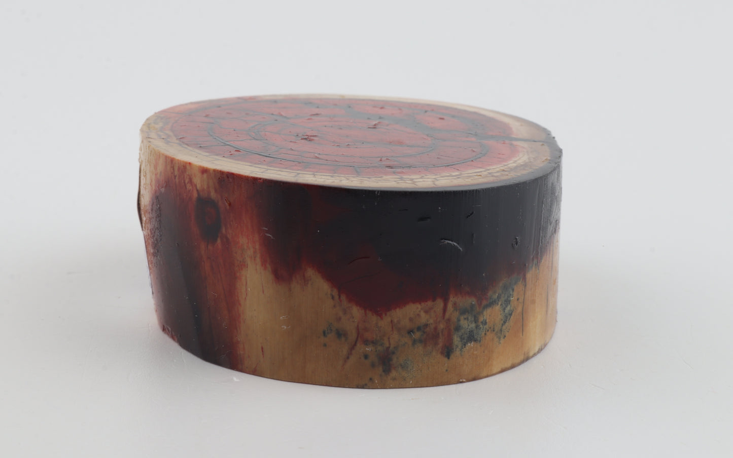 Stabilized mammoth ivory block