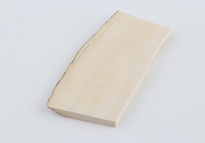 White mammoth ivory segment