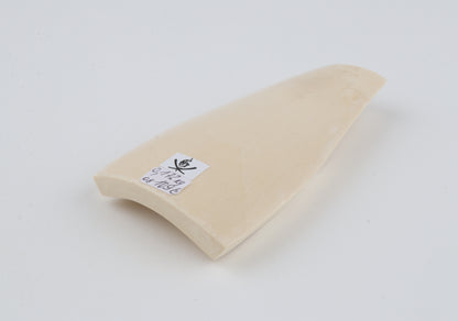 White mammoth ivory piece