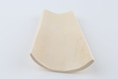 White mammoth ivory piece